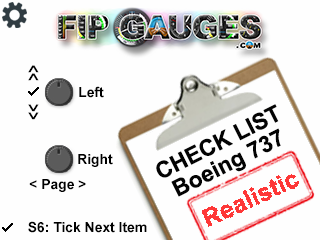 DISCONTINUED: B737 Realistic Check List