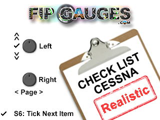 DISCONTINUED: Cessna Realistic Check List
